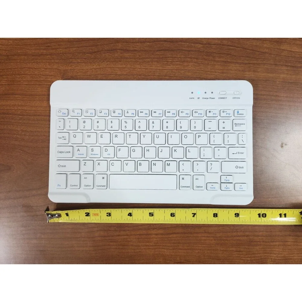 Bluetooth Ultra Light Thin Design QWERTY Keyboard USB-C Charging